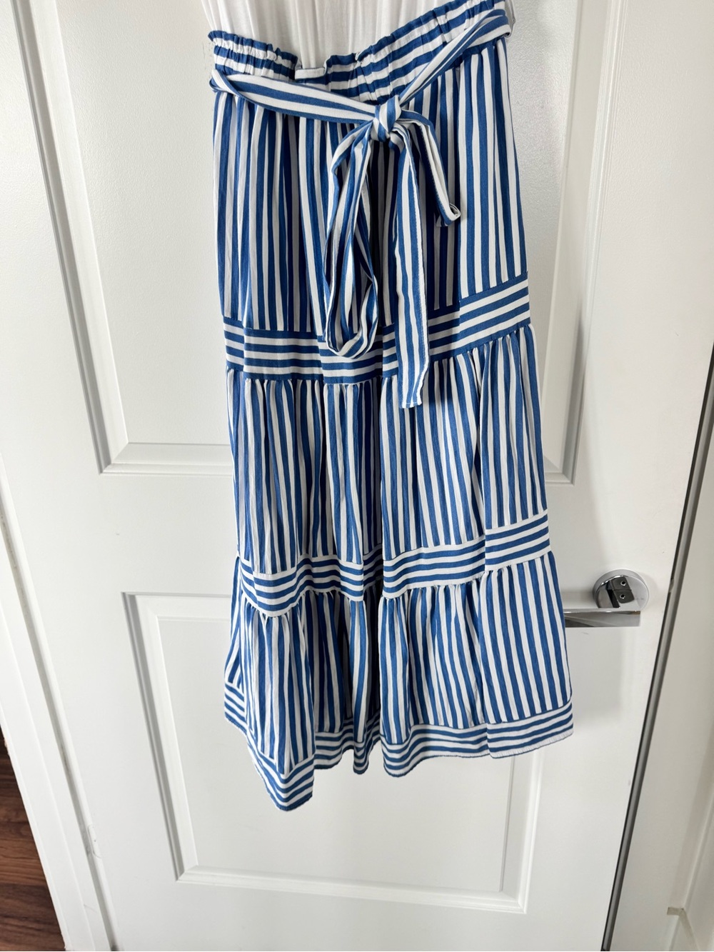 August Sky Tiered Midi Dress - Picture 4 of 7